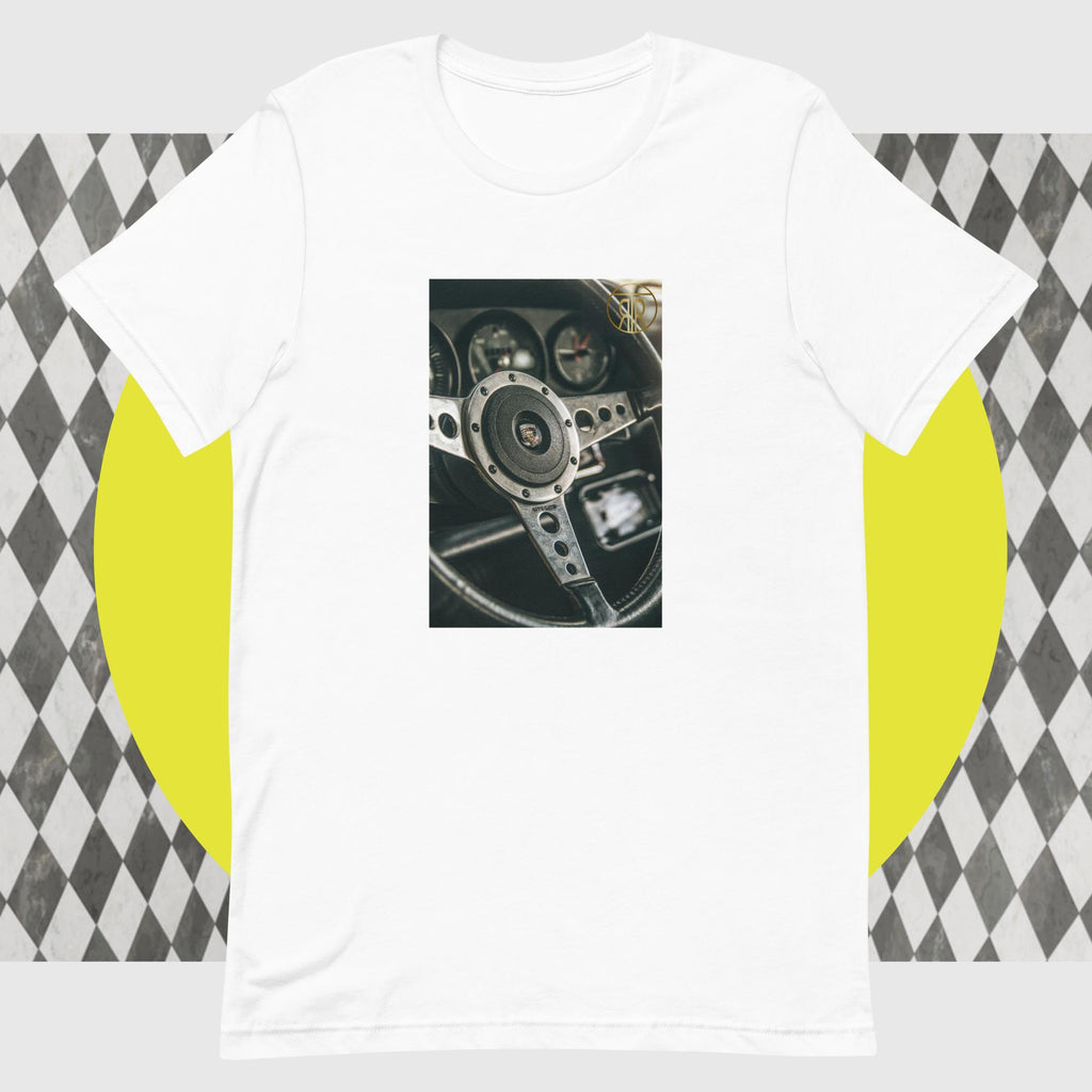 Vintage Porsche Steering Wheel T-shirt